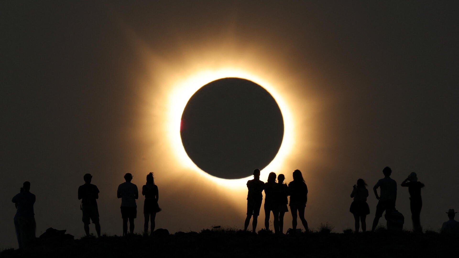 Partial to total eclipse sweeps across much of Europe