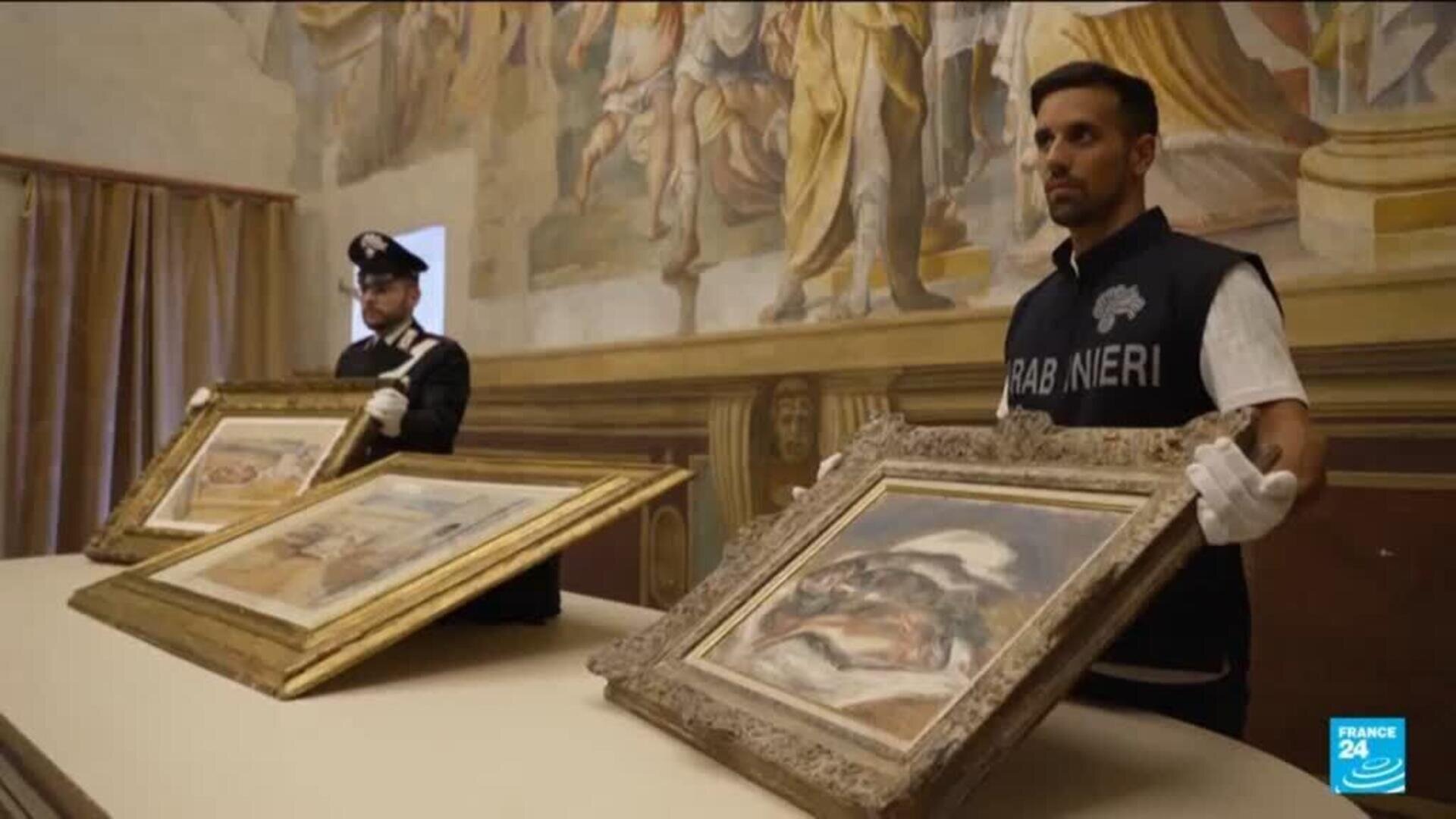 Italy recovers millions of euros worth of stolen Renoir, Cézanne and Matisse paintings