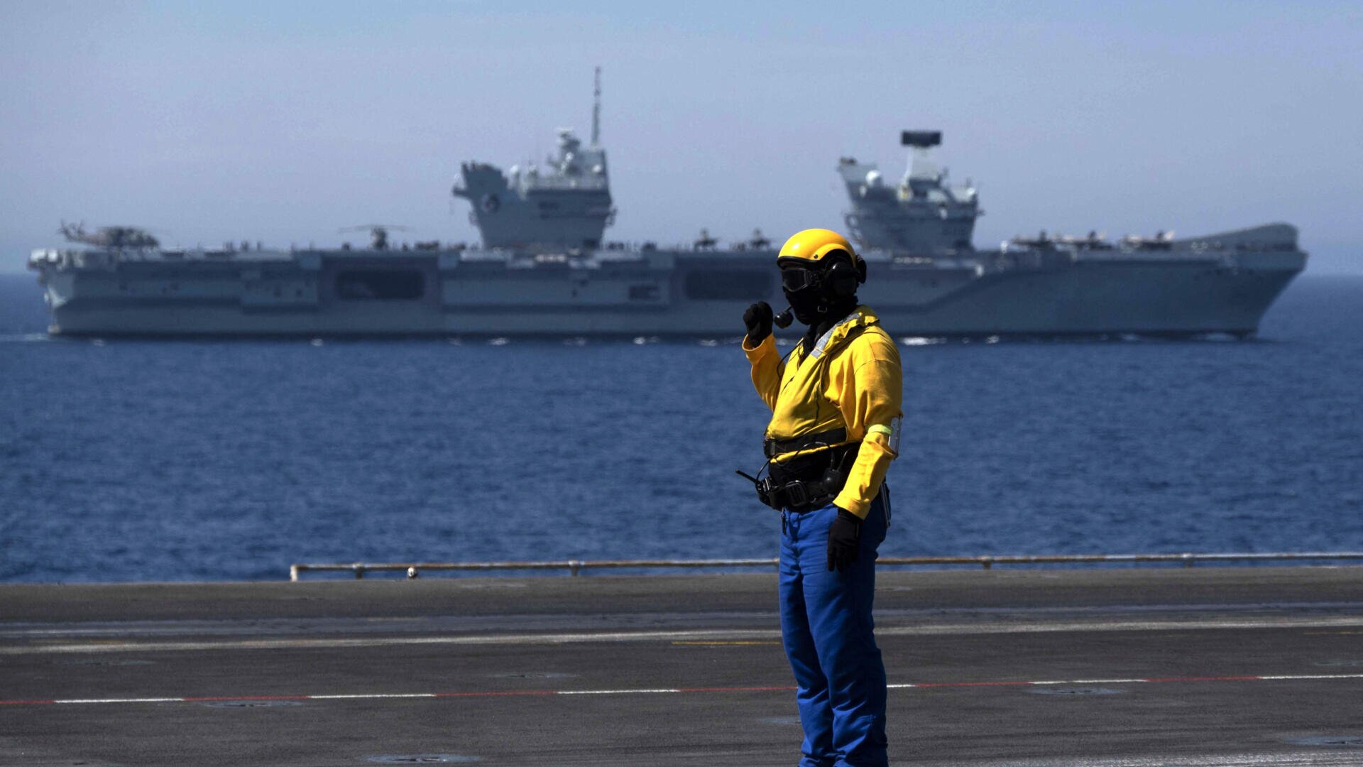 British MP accuses French patrol boat of firing 'warning shots' near him in Channel