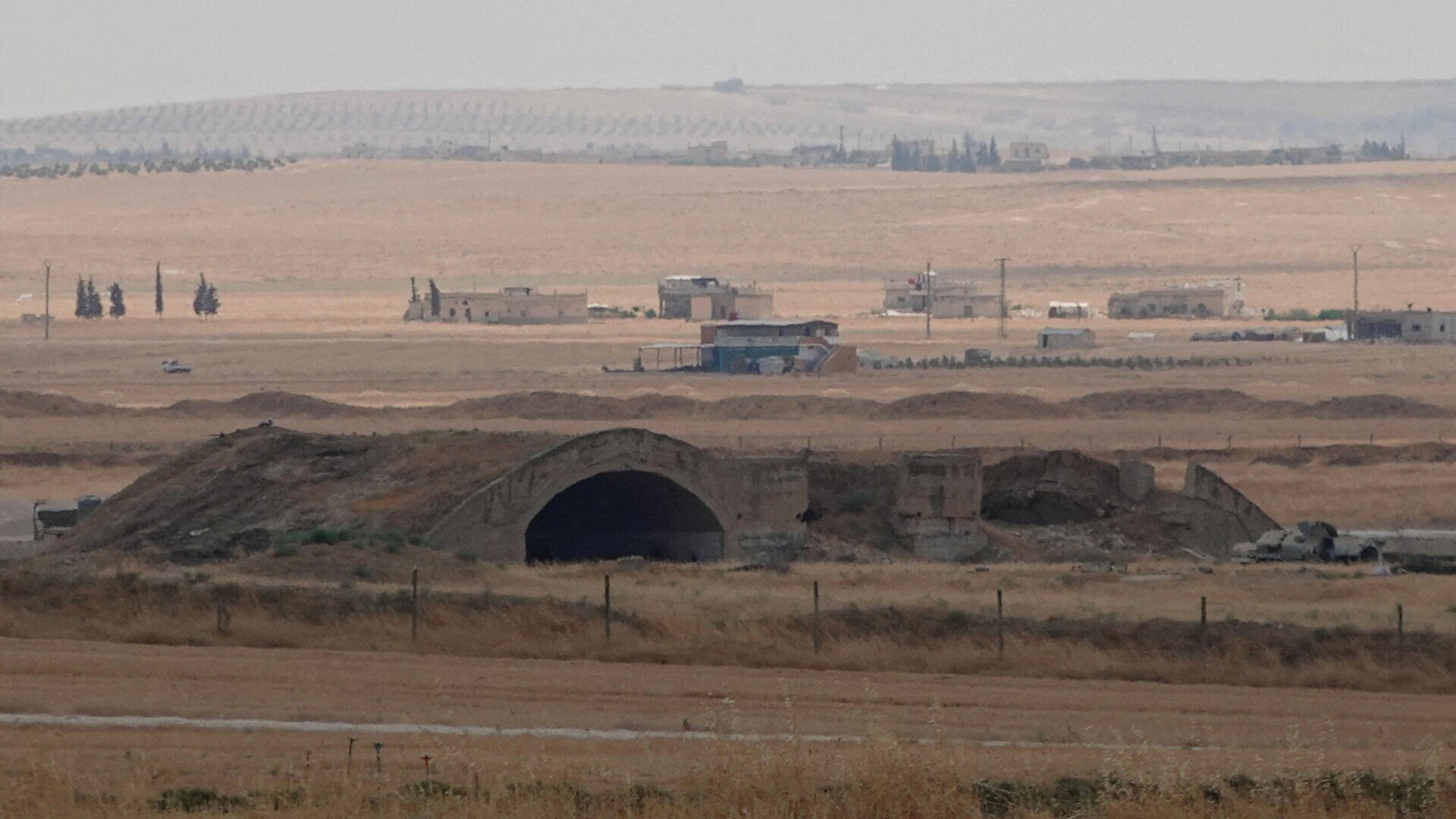 Middle East live: Turkey denies military presence at Syrian air base bombed by Israel