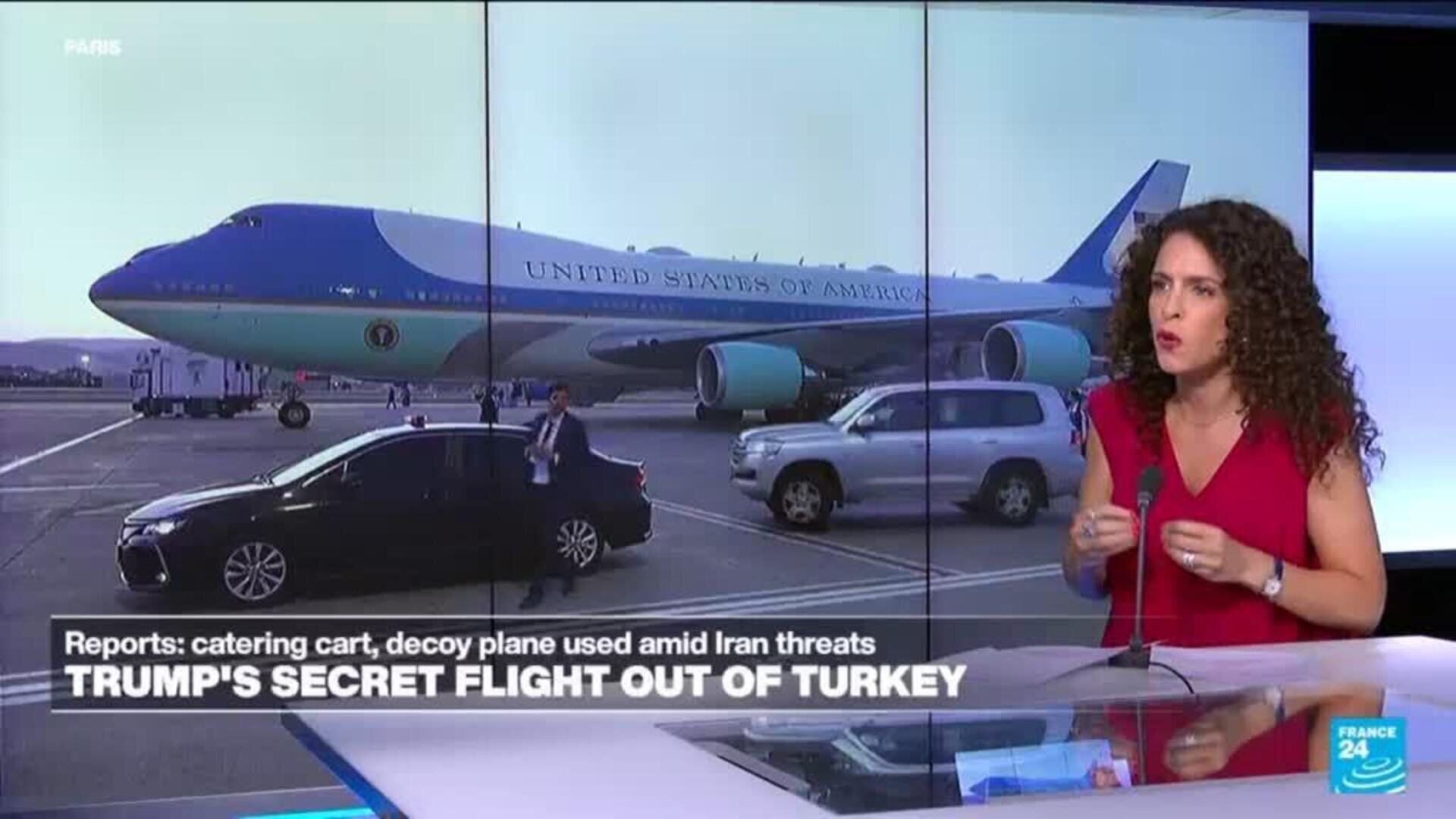 Donald Trump took secret flight out of Turkey over Iran threat, the Washington Post reports