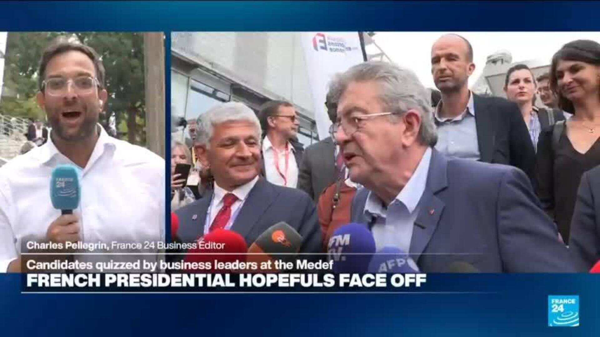 Great public test': French presidential hopefuls to face off at business summit