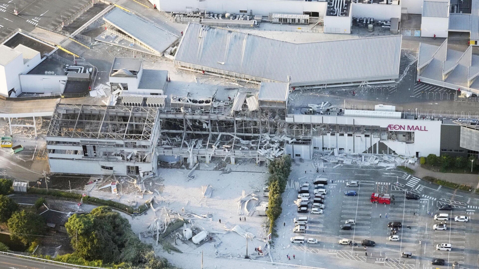 Multiple deaths in Japan mall collapse after 7.1-magnitude earthquake
