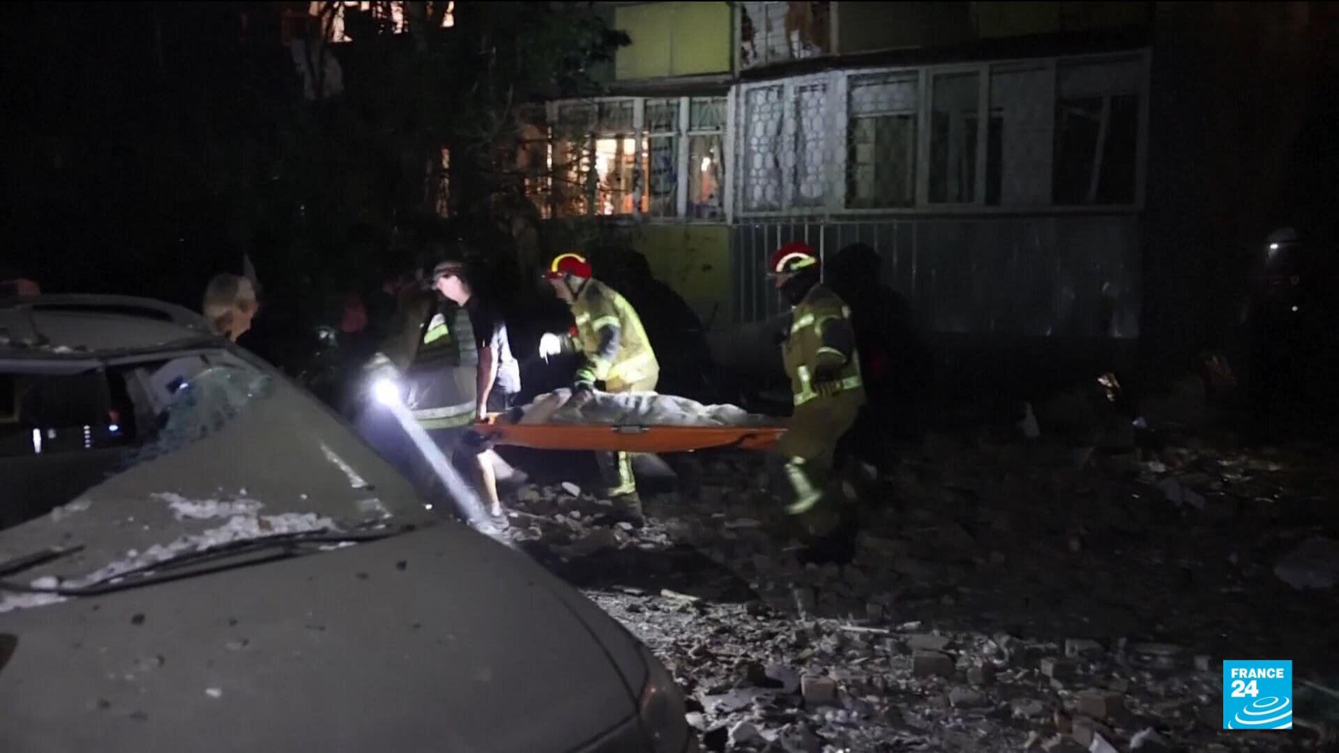 Massive Russian strikes hit Kyiv killing several people