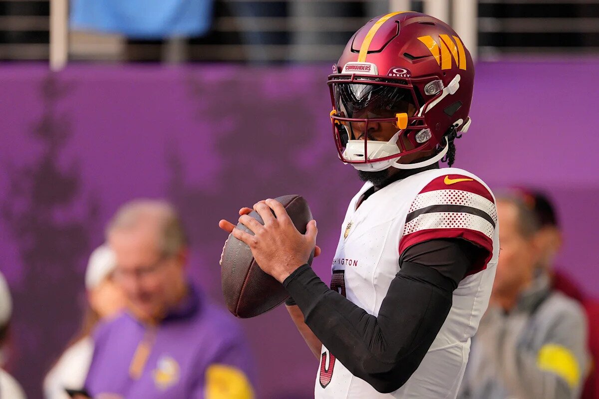 Is Commanders QB Jayden Daniels playing vs. Lions in NFL preseason?
