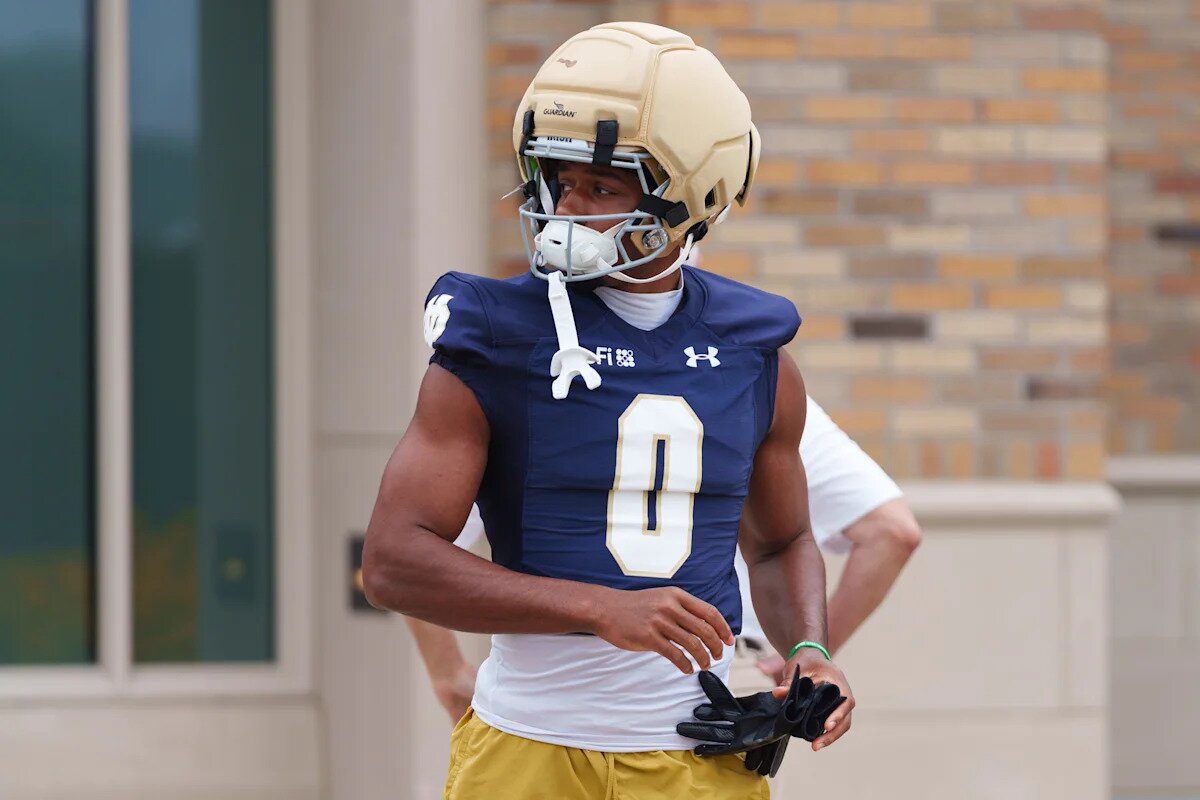 Notre Dame football remains cautious with transfer WR Quincy Porter's injury