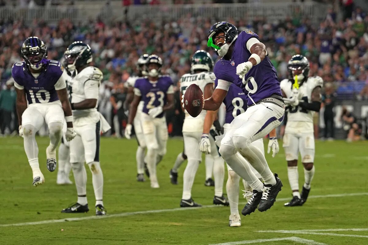 Lamar Jackson has high praise for Ja'Kobi Lane after Ravens rookie’s TD