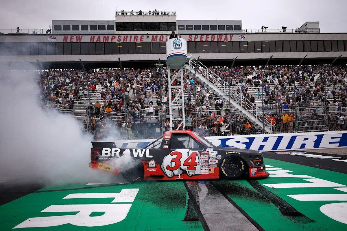 Layne Riggs wins NASCAR Truck race at New Hampshire in August 2026