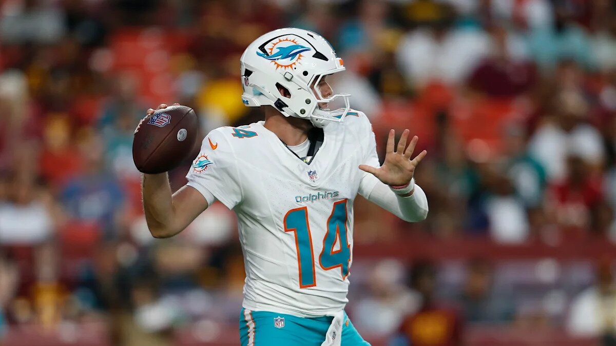 Dolphins QB Quinn Ewers to miss time with groin injury