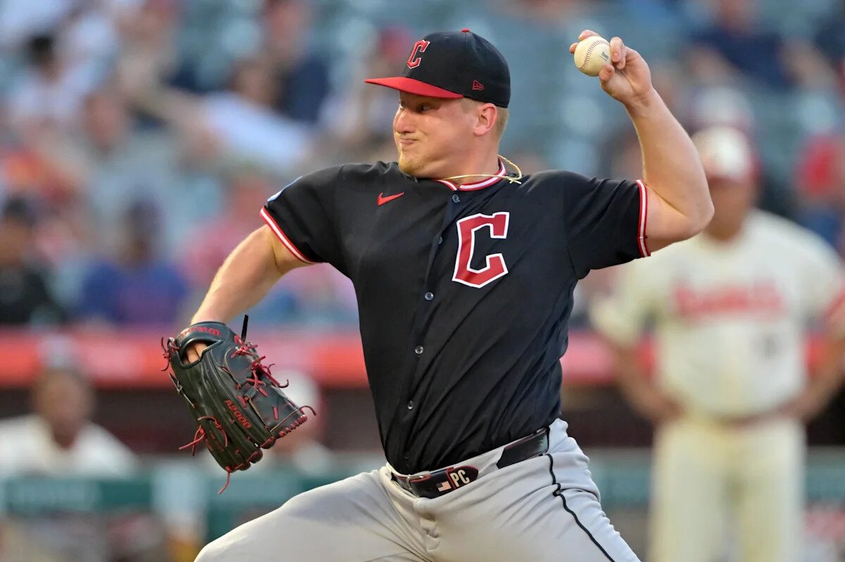 Messick throws 6 strong innings and Hedges hits 2-run homer as Guardians beat Angels 4-2