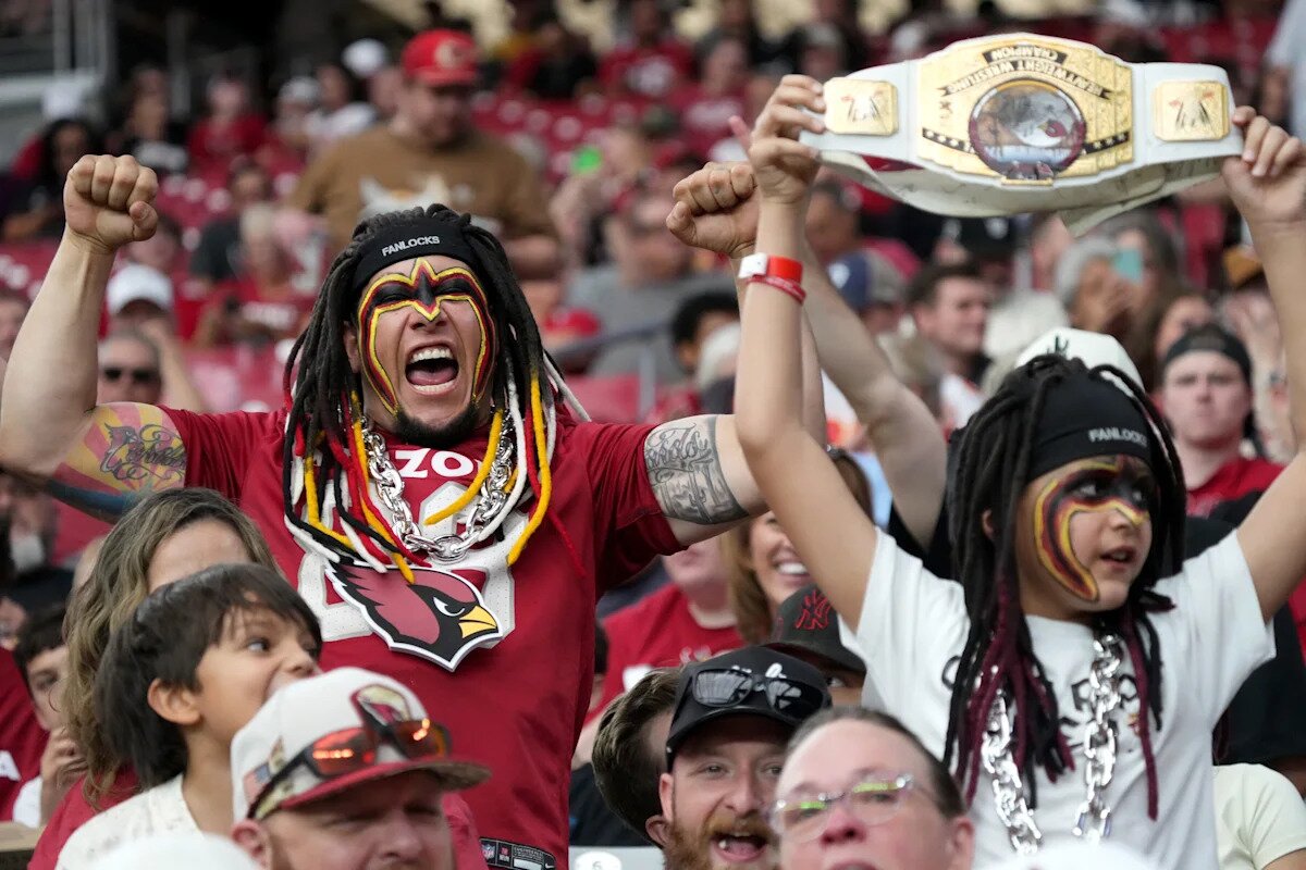 See where the Arizona Cardinals sit in the NFL fan base ranking