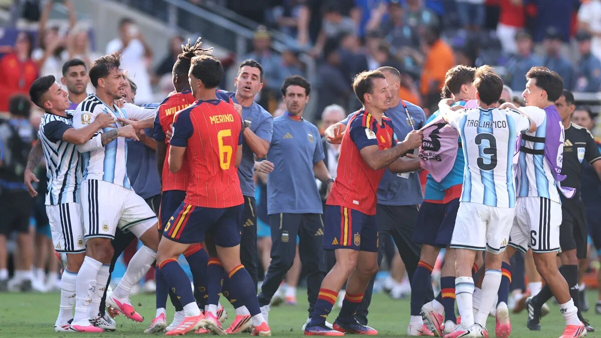 FIFA hands out multiple suspensions to Argentina for World Cup Final post-game fracas