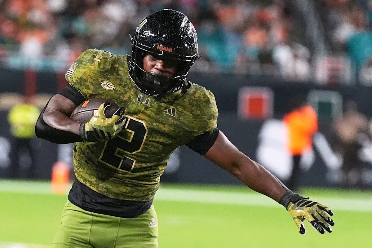 Miami running back Jordan Lyle arrested for fleeing police and reckless driving