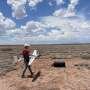 Drone cameras can measure pigments indicating surface health of dryland soils