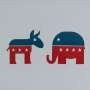 Political moderates may be perceived as disloyal by both sides