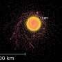 Giant impact could have formed an intact moon within five hours, simulations suggest