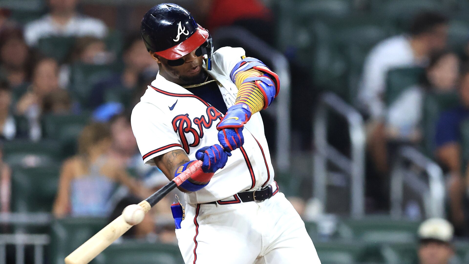 MLB blooper of the year? Braves' Ronald Acuña Jr. homers thanks to colliding Marlins outfielders