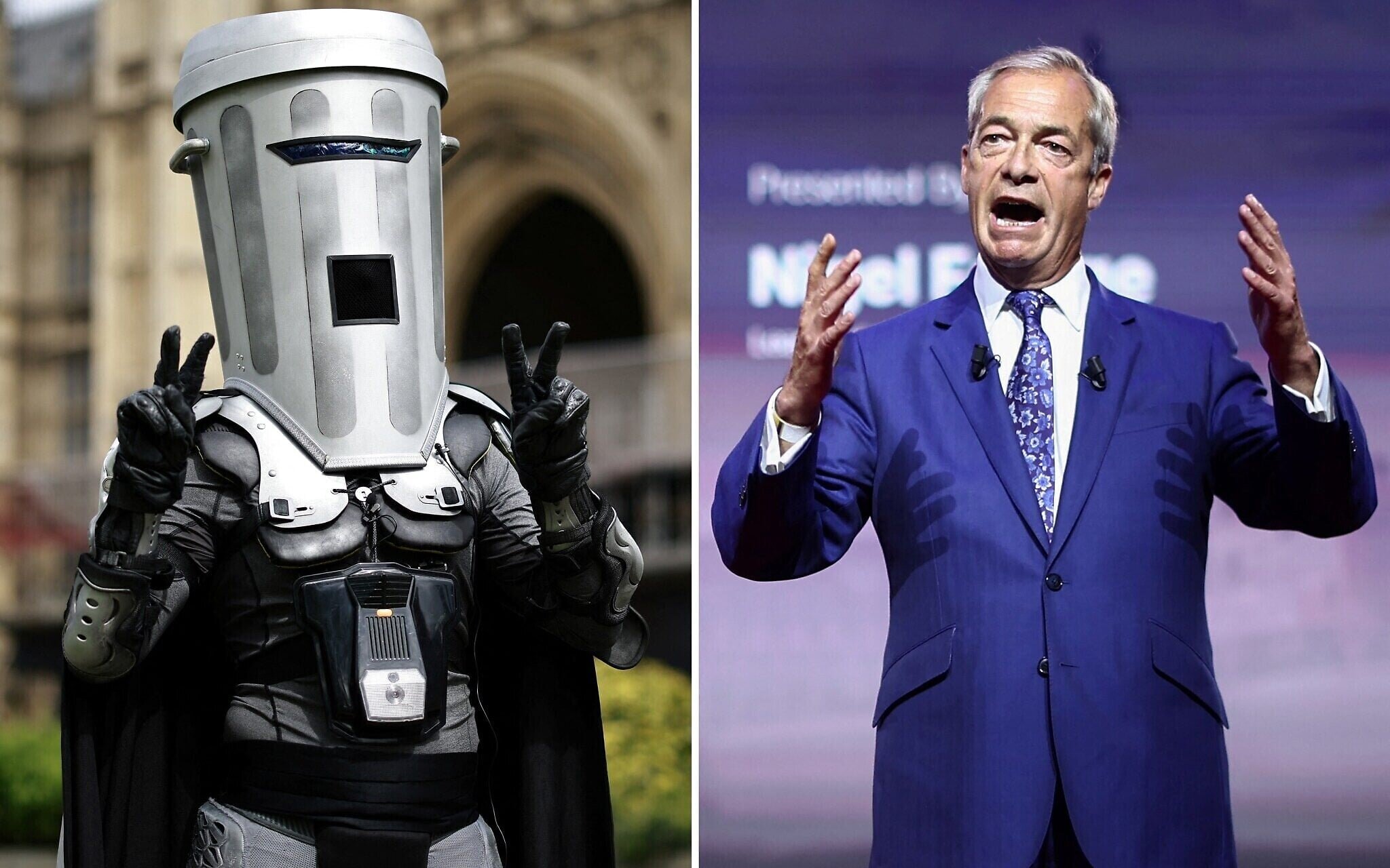 Accused of calling stunt election to avoid scrutiny, UK’s Farage faces joke candidate
