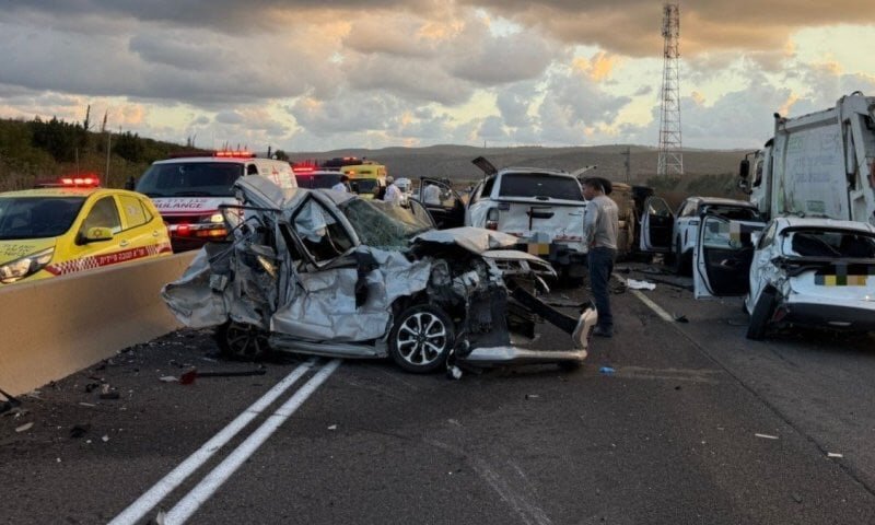Woman killed, six injured in multicar pile up on coastal Route 2