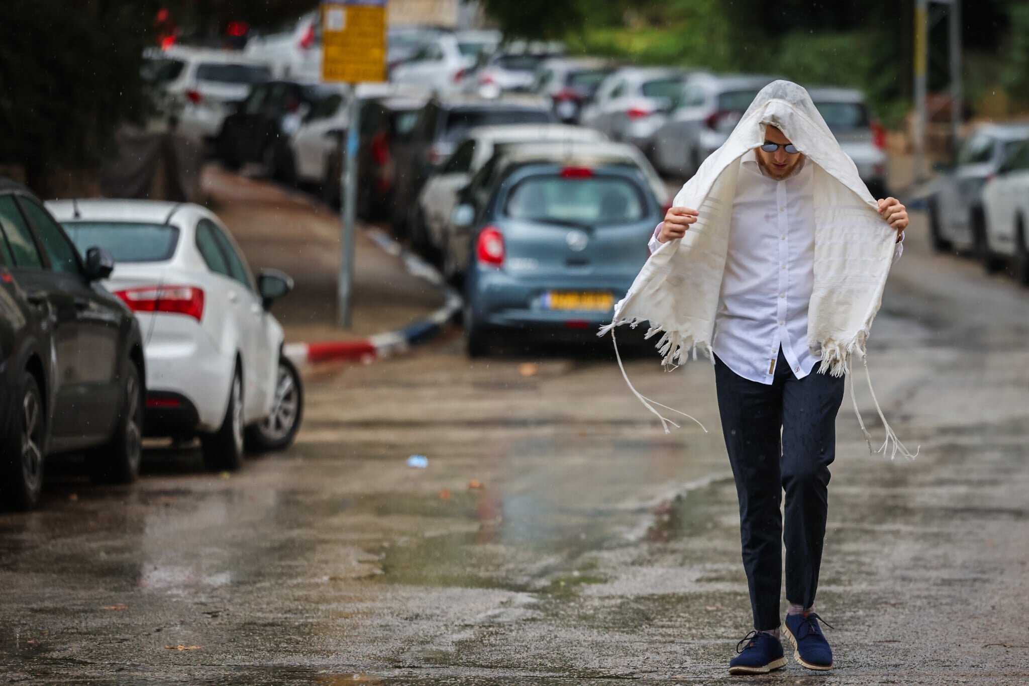 Rare summer rains around Israel break all-time August records