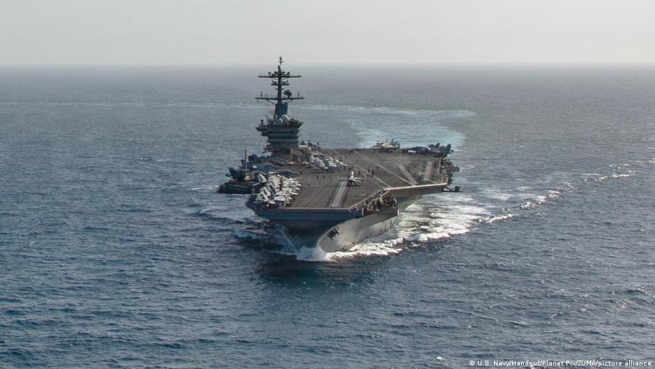 US disputes reports of trying conditions on carrier in Gulf