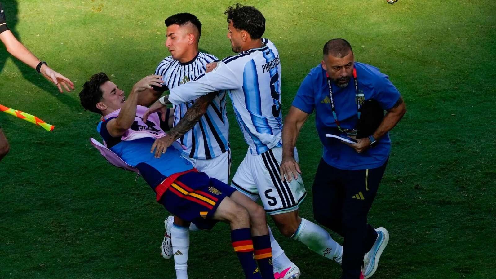 Paredes faces 3 assault charges; FIFA charges Argentina over 'Malvinas' banner