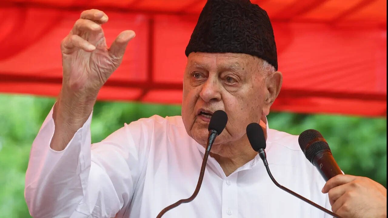 Tourists no longer sleep in taxis, Farooq Abdullah hails hotel boom in Kashmir