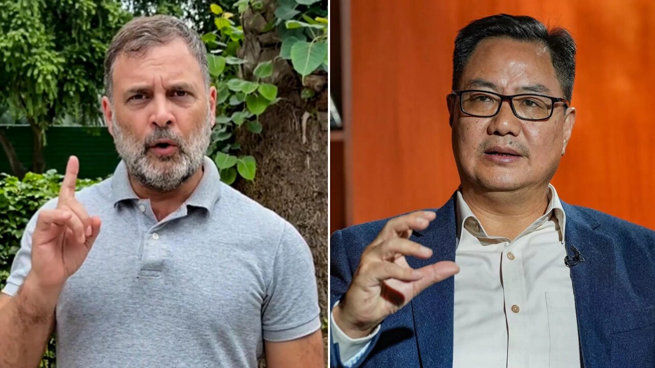 Without conditions' vs 'unconditional': Rahul-Rijiju face-off over women's quota