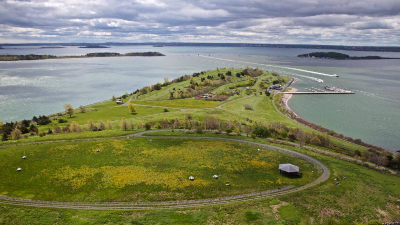 Boston’s Big Dig soil helped turn a burning dump island into a park
