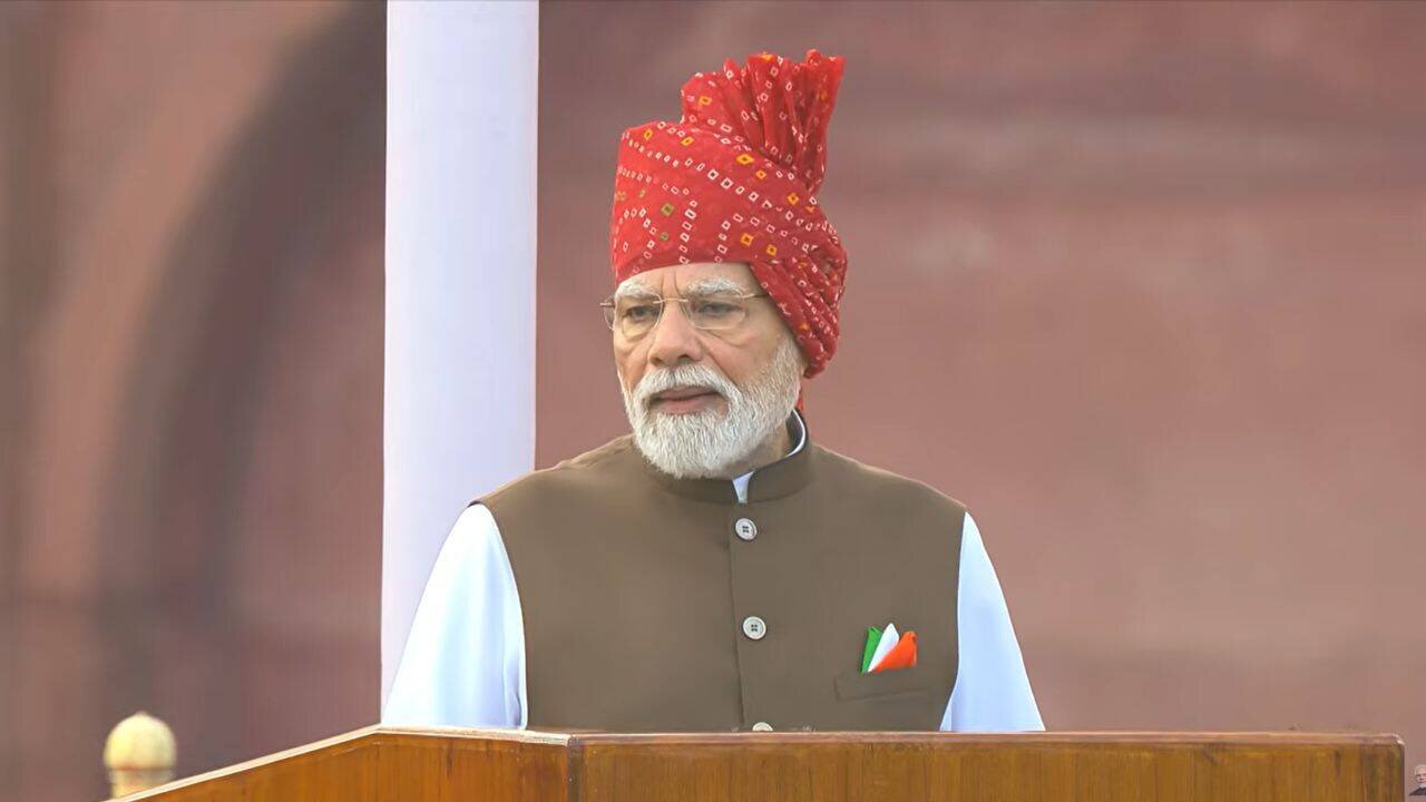 Tricolour flies in every home & dwells in every mind': PM Modi from Red Fort