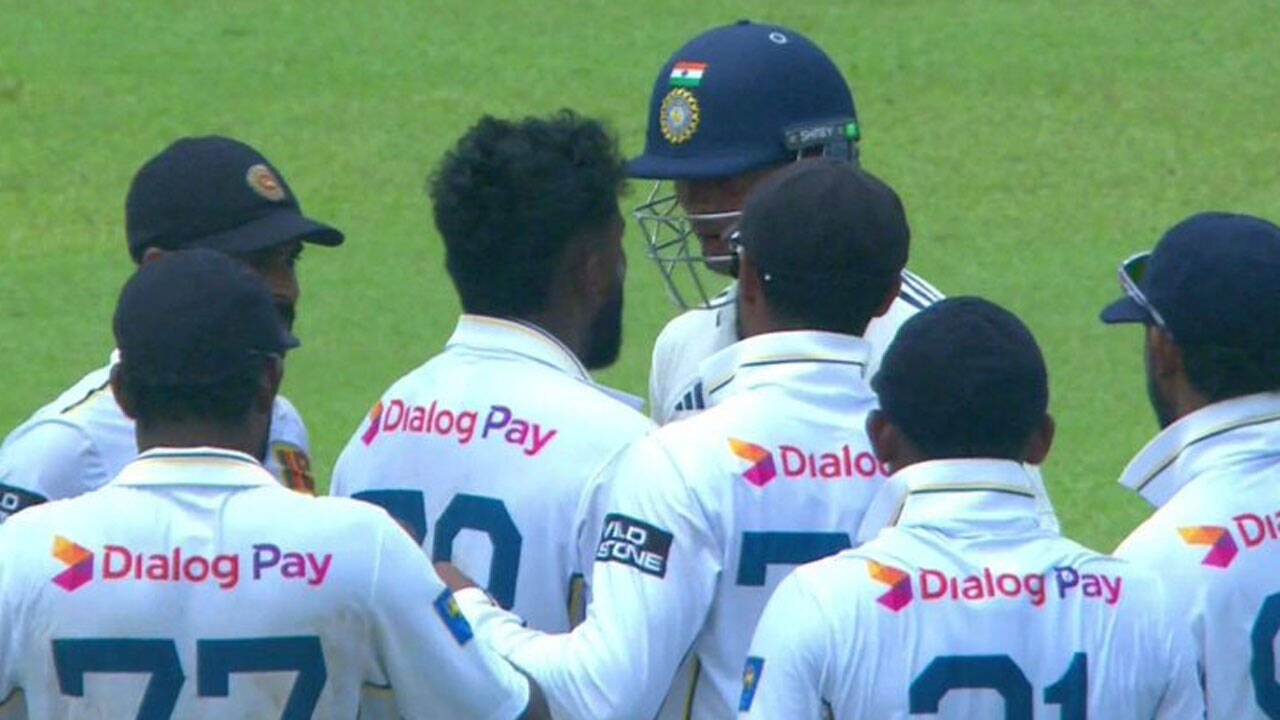 Ugly scenes! Jaiswal, Fernando clash after heated send-off in Colombo