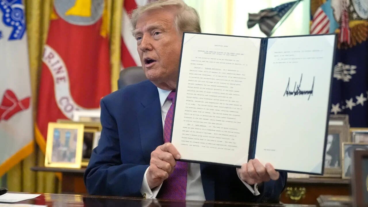 Trump changes Lake Ontario’s name to ‘Lake America’ amid tensions with Canada