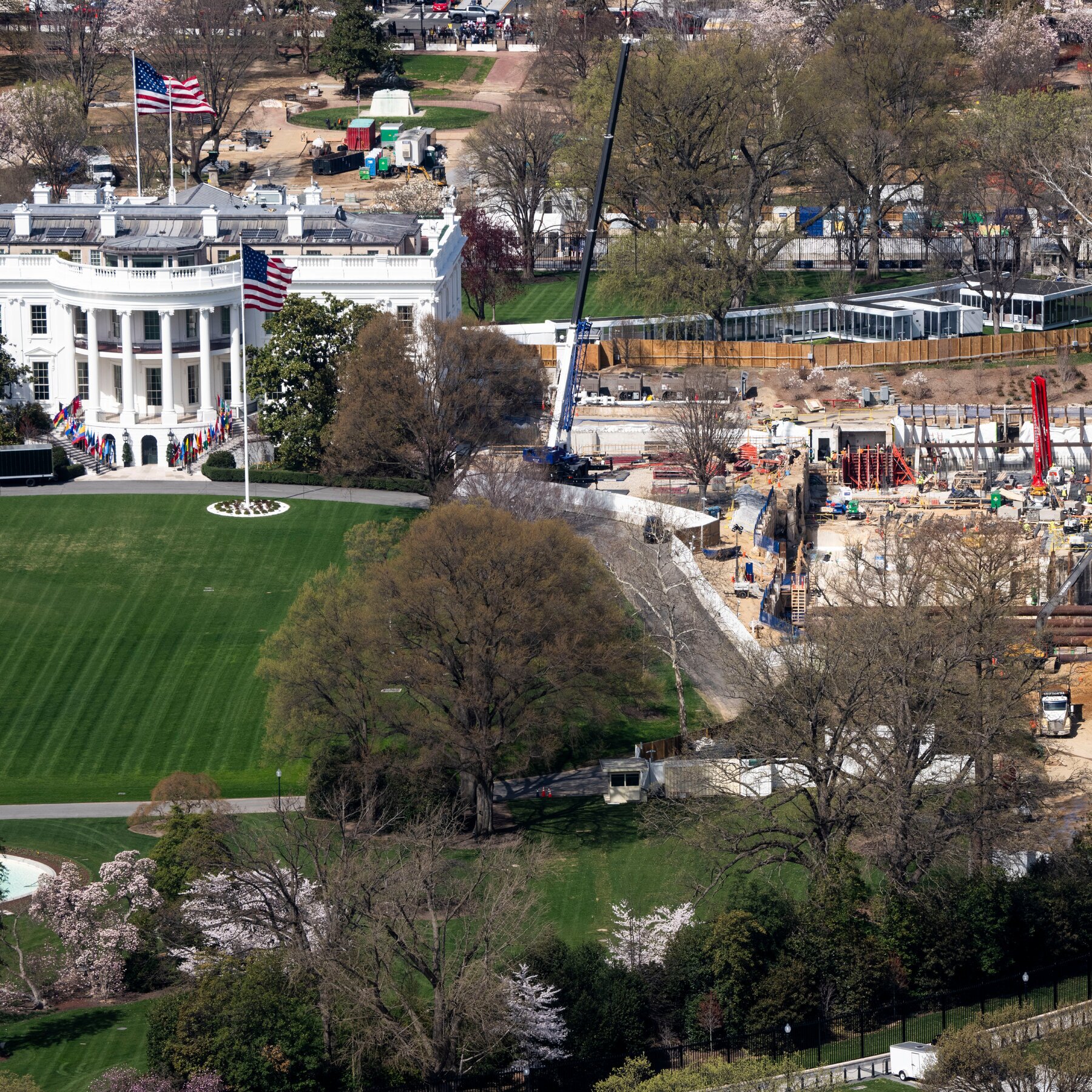 Chief Justice Allows Trump to Continue White House Ballroom Construction, for Now