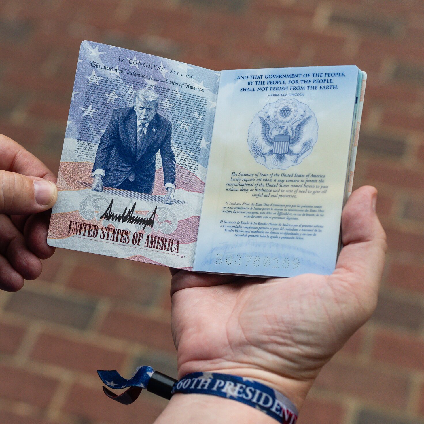 State Dept. to Release 250,000 More Trump Passports With His Portrait