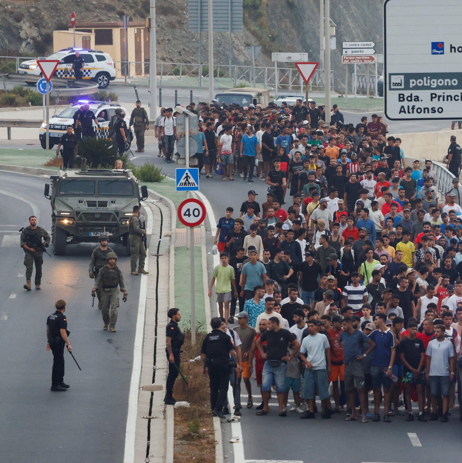 Spain Installs Floating Barrier in Ceuta After Influx of Migrants