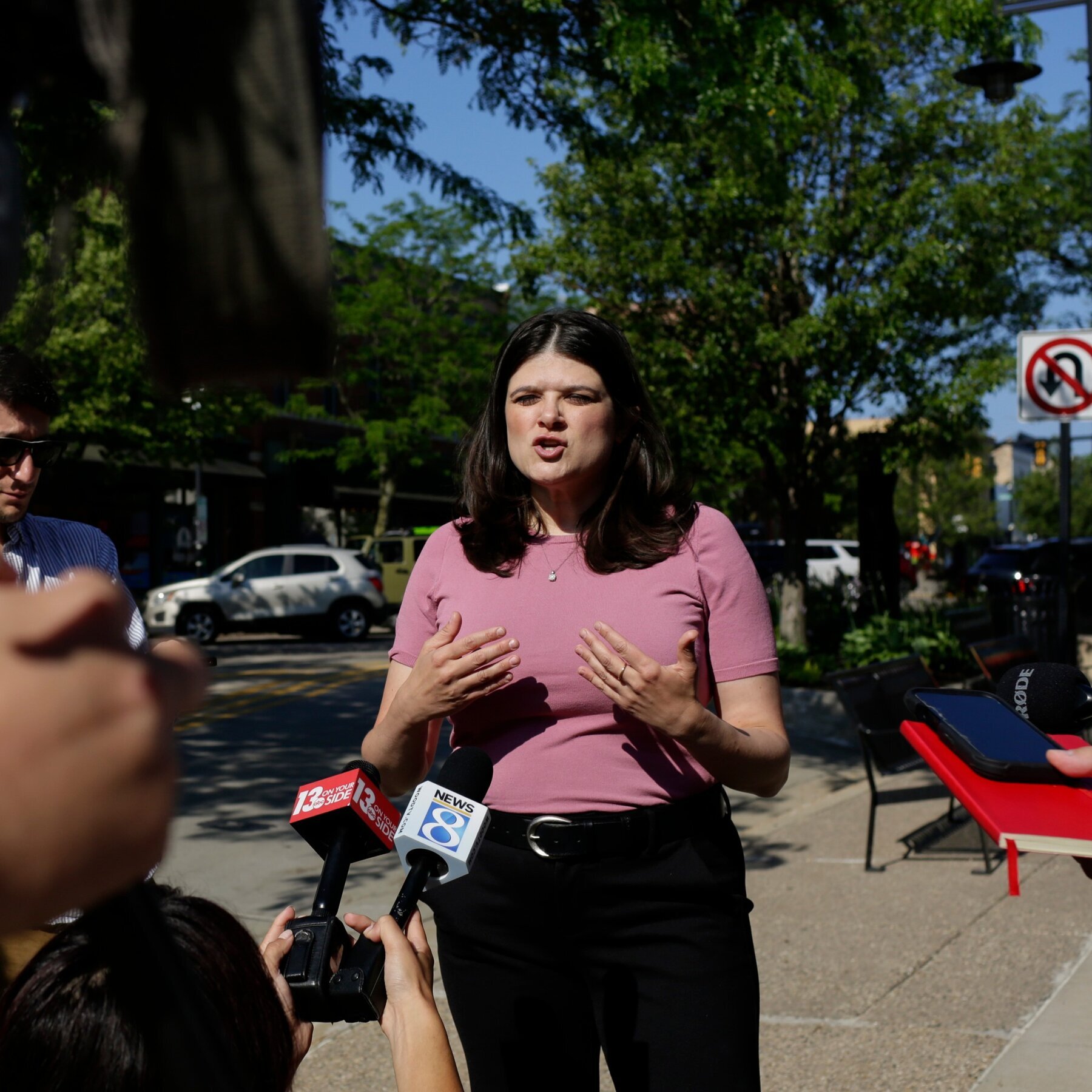 Haley Stevens’s accent briefly dominated the Michigan Democratic Senate primary.