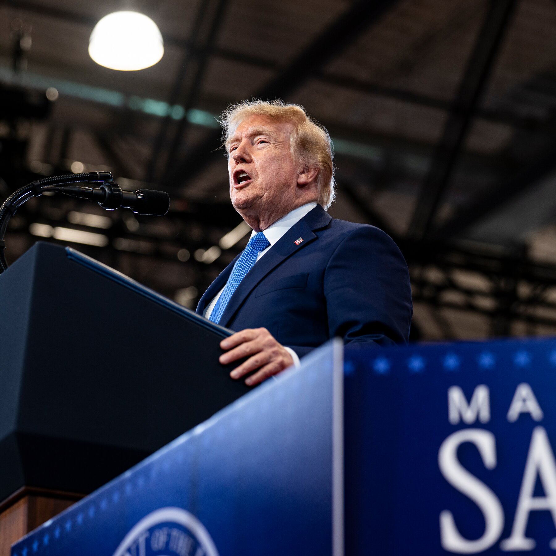 President Trump Takes Credit for Steep Crime Rate Declines