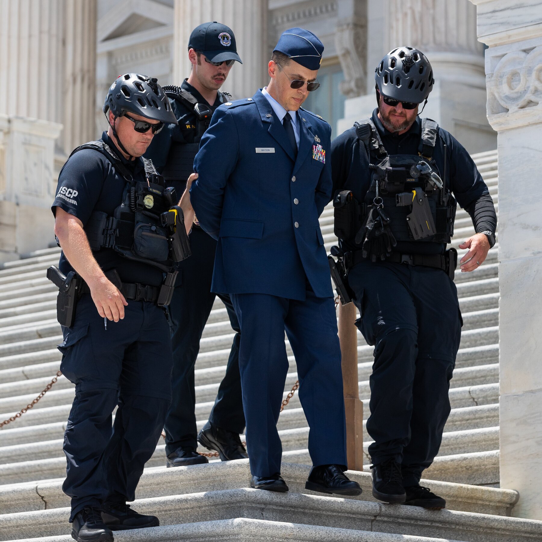 U.S. Airman Says He Would Accept Punishment for Protesting Iran War
