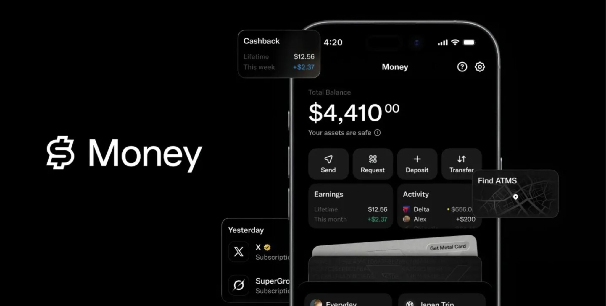 Elon Musk’s X Money app is rolling out in the U.S.
