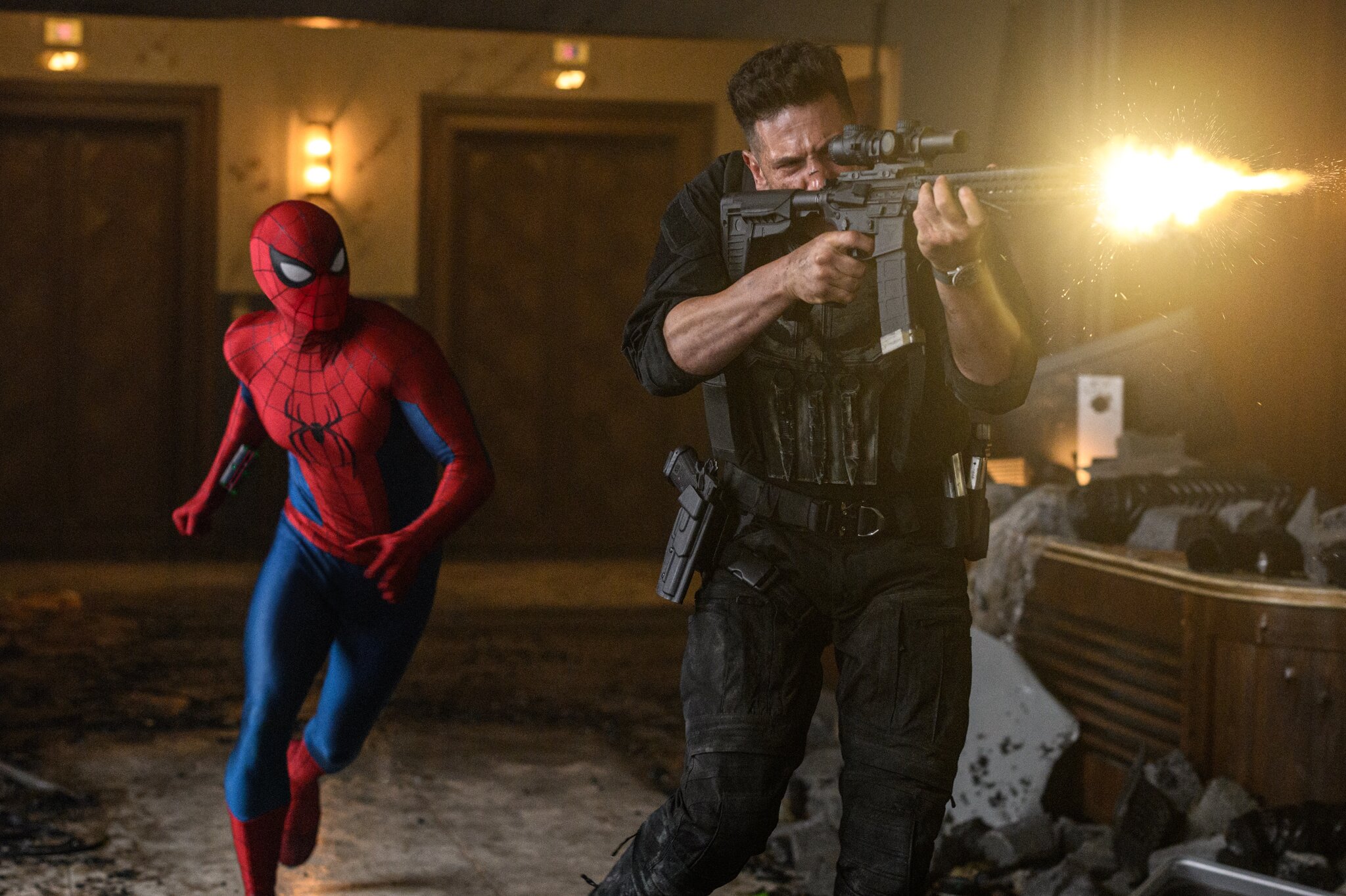 Jon Bernthal on His ‘Brotherly Dynamic’ With Tom Holland in ‘Spider-Man’ and ‘The Odyssey,’ and Why Punisher Is Peter Parker’s…