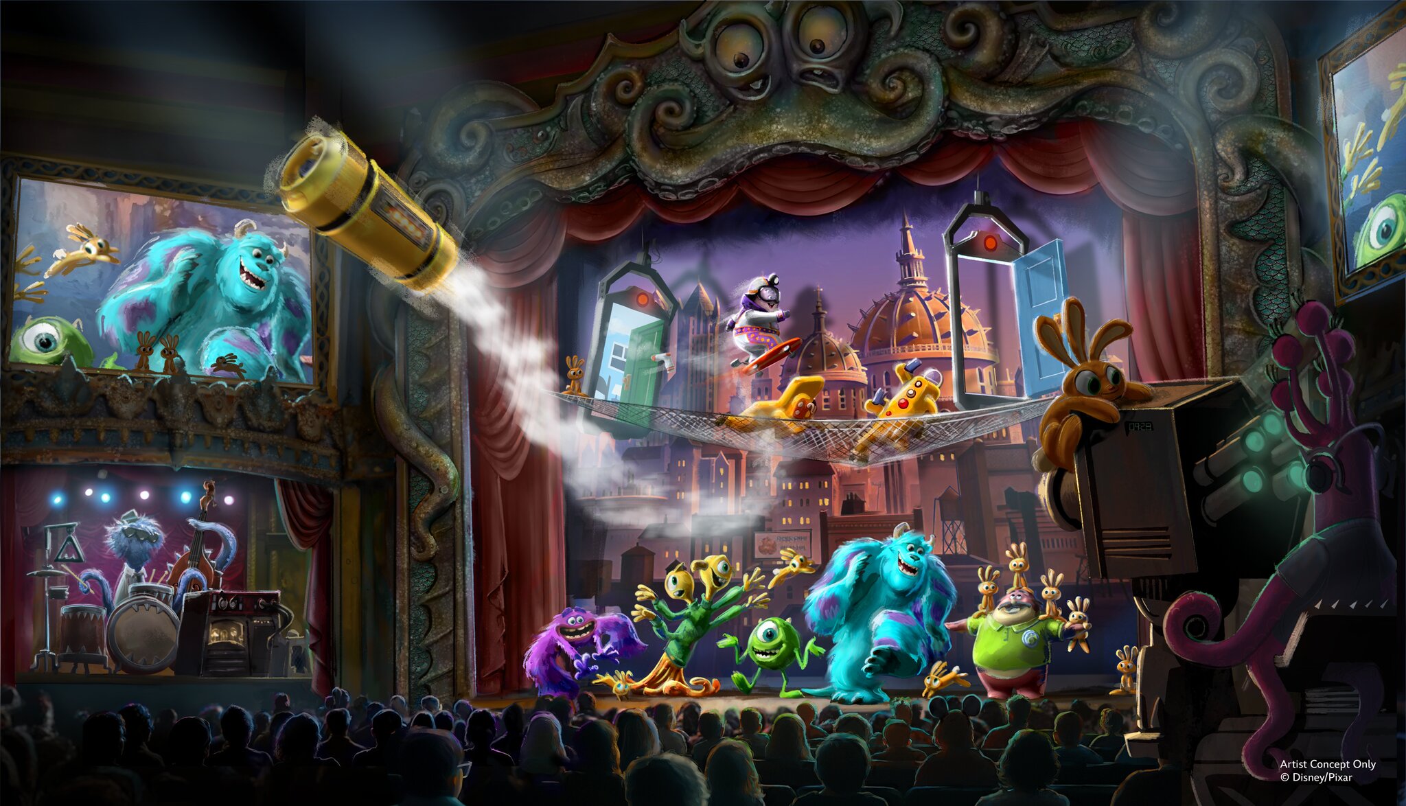 Monsters, Inc.’ Themed Land Will Open at Disney World in 2027