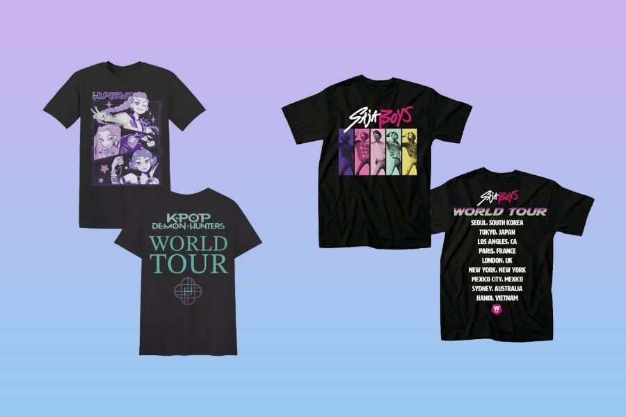 KPop Demon Hunters’ Tour T-Shirts Drop Online Ahead of Global Concert Dates