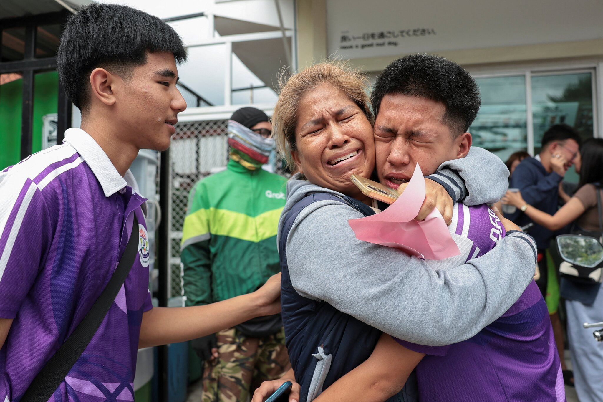 Police are responding to a shooting at a high school in Thailand's Nonthaburi province