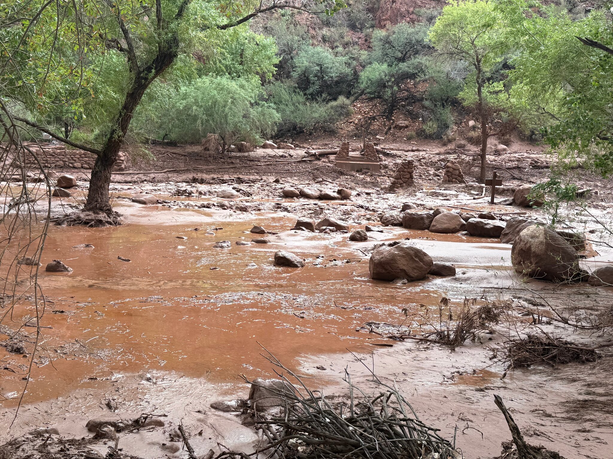 Dozens evacuated and about 15 missing after Grand Canyon flash flood