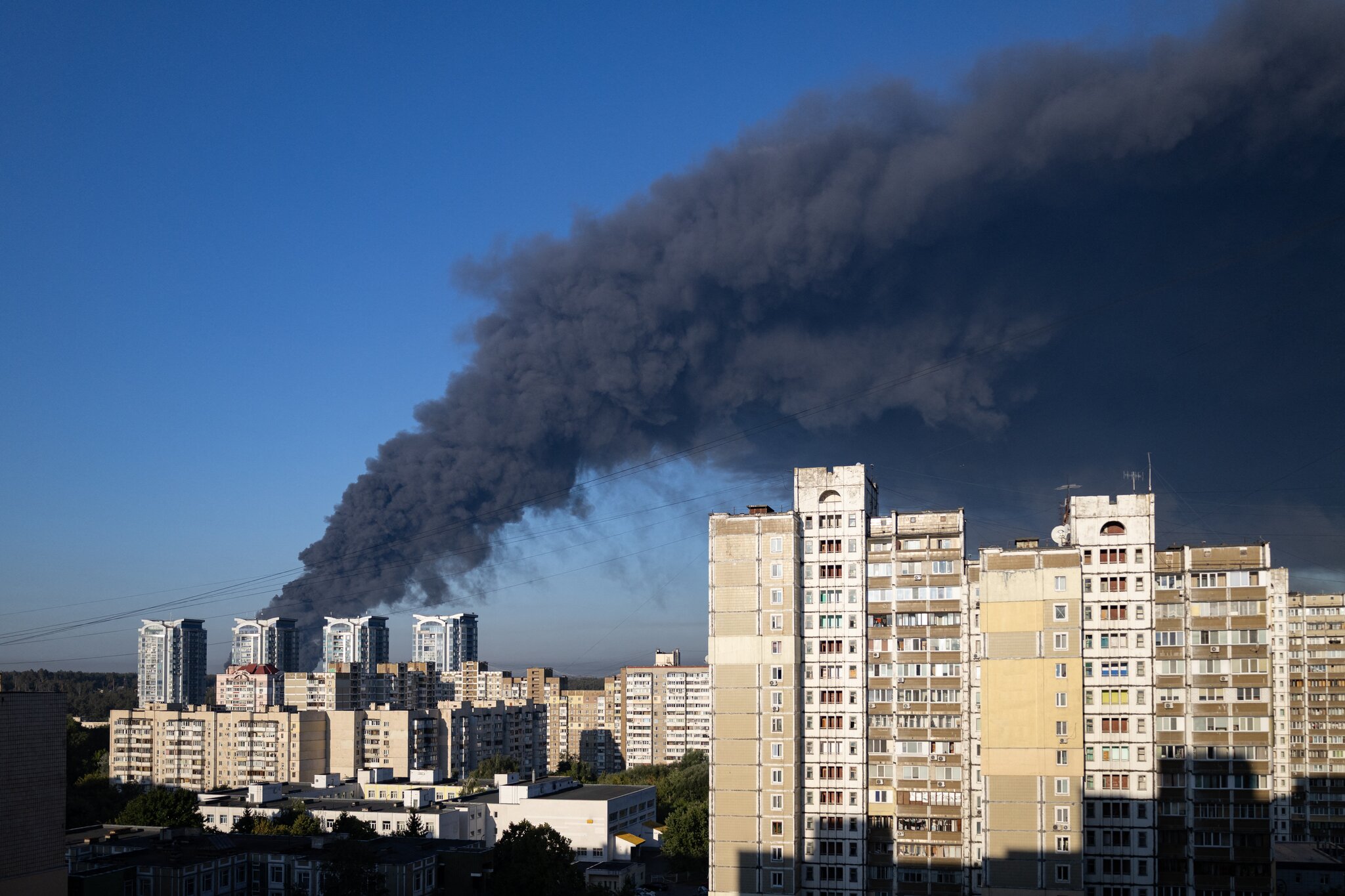Russian attack on warehouse near Ukraine’s Kyiv kills at least 27