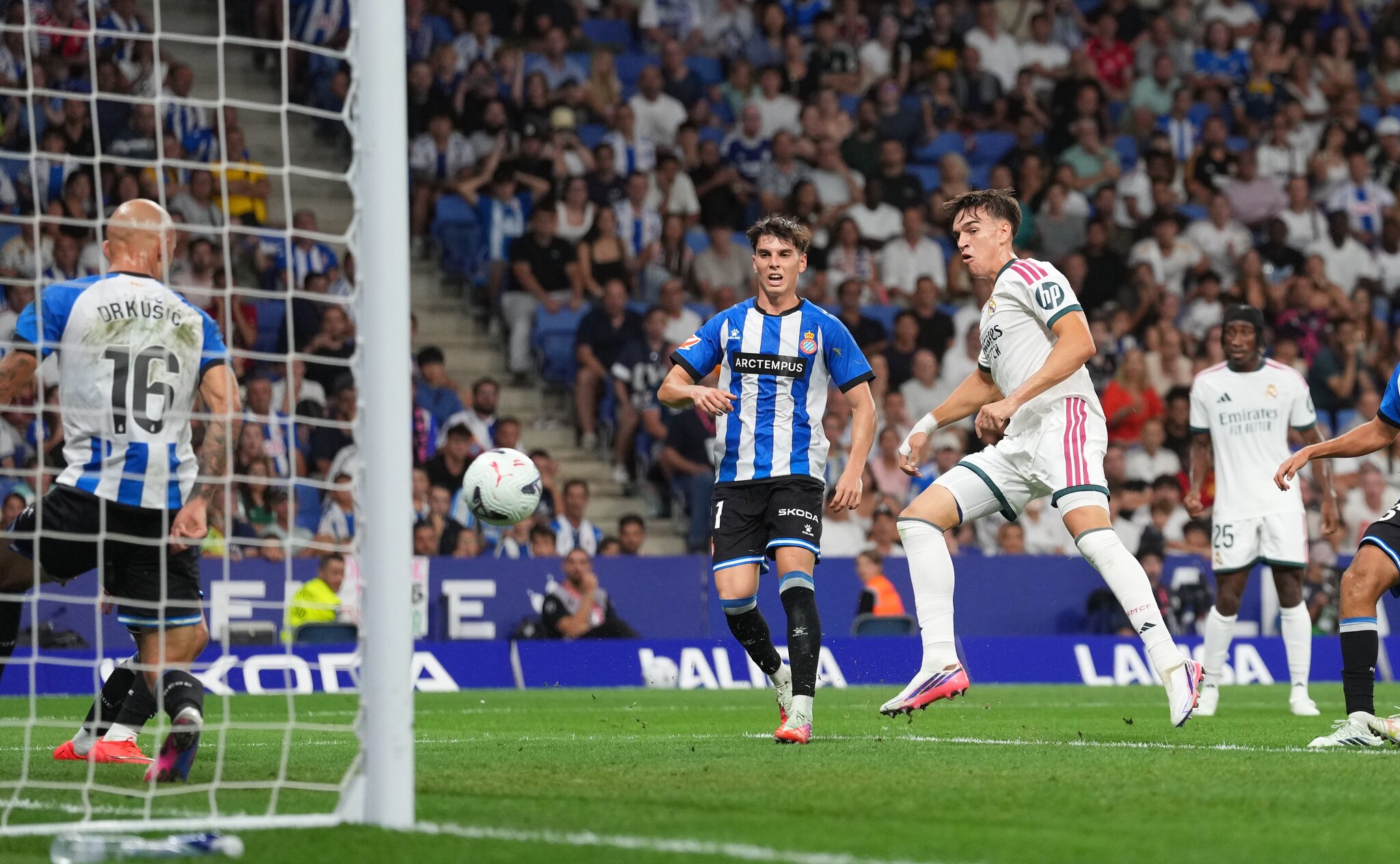 Real Madrid beat Espanyol 2-1 in Jose Mourinho’s first game on return