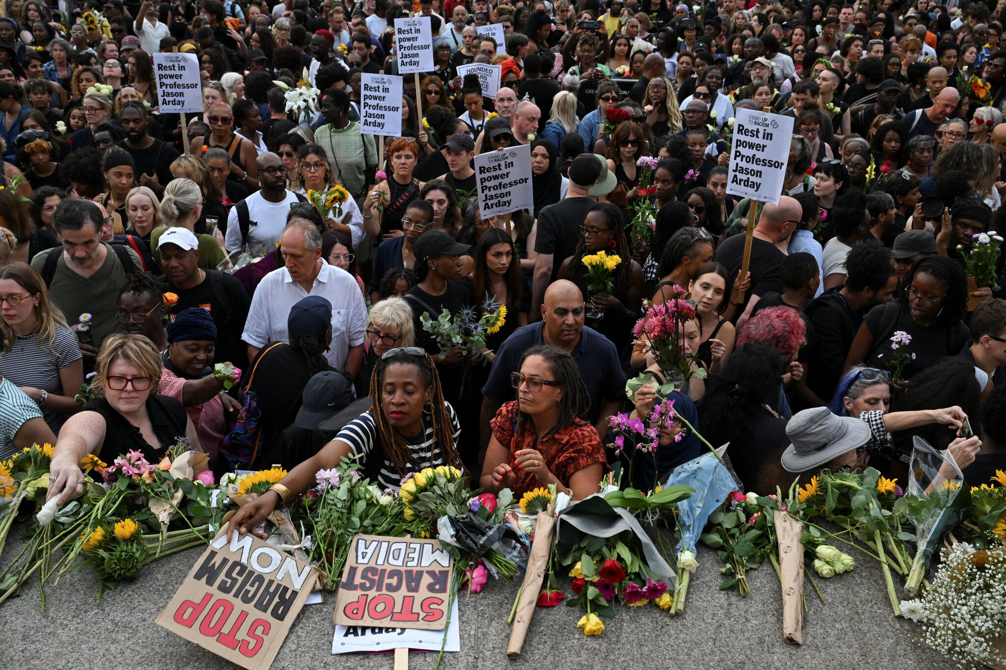 Thousands mourn Jason Arday in London, blaming ‘racist’ press for his death