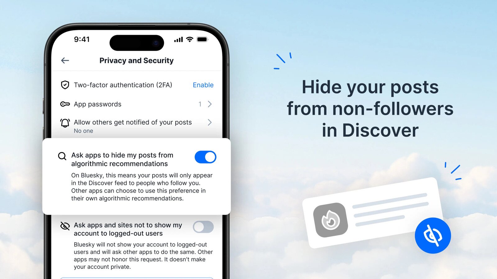 Bluesky has a new setting to help you avoid accidentally going viral