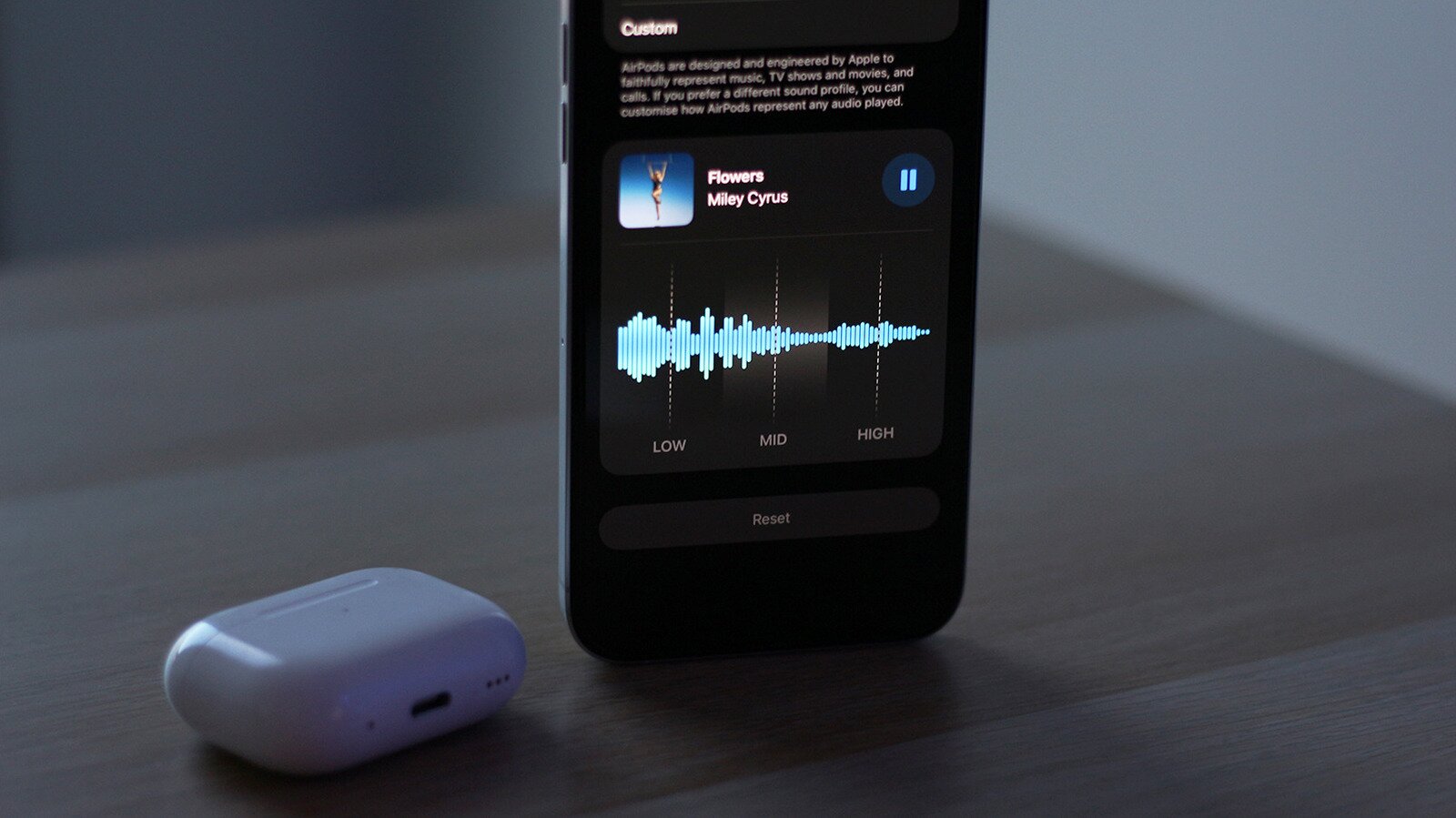 How to adjust the custom EQ settings for your AirPods in iOS 27