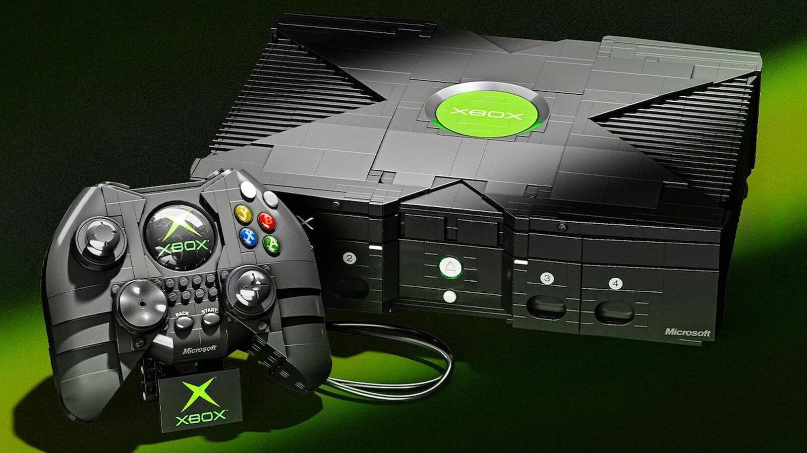 Mattel is releasing a full-scale building brick set of the original Xbox